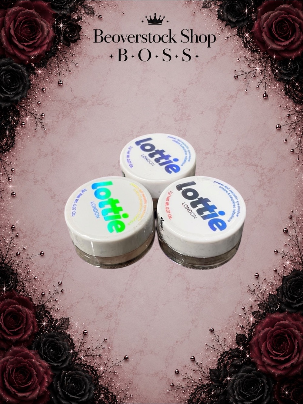 New NWT โ Lottie London Outlast Pressed Pigment Pots (Set of 3)